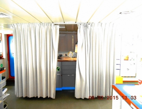 Chart Table Curtains Deck